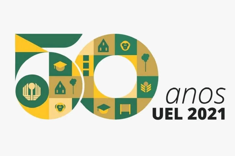 Selo alusivo aos 50 anos de reconhecimento da UEL é criado por ex-aluna