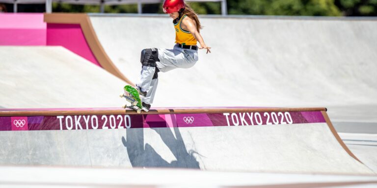 Brasil fica fora do pódio no skate park da Olimpíada