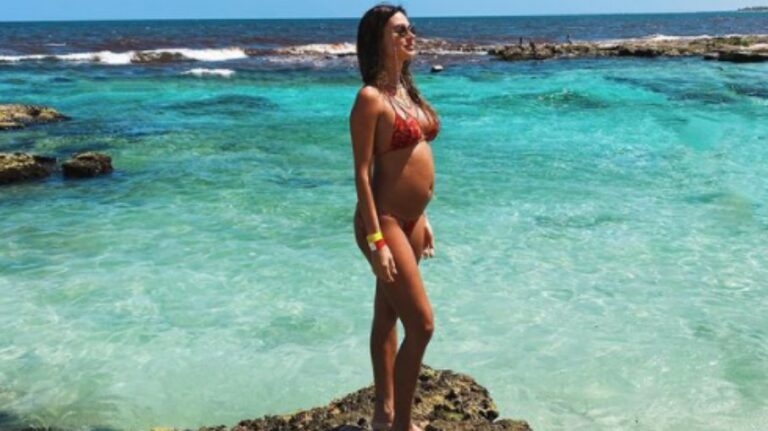 Thaila Ayala exibe barriga de gravidez: ‘Muita vitamina D’