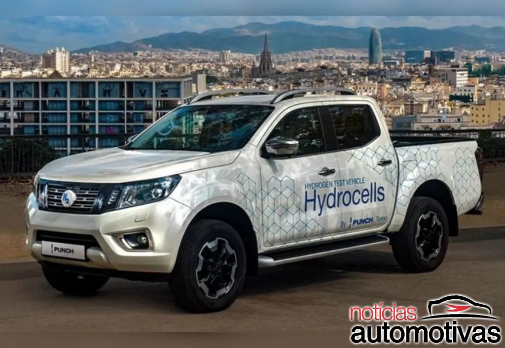 Nissan Frontier movida por hidrogênio é testada na Europa 