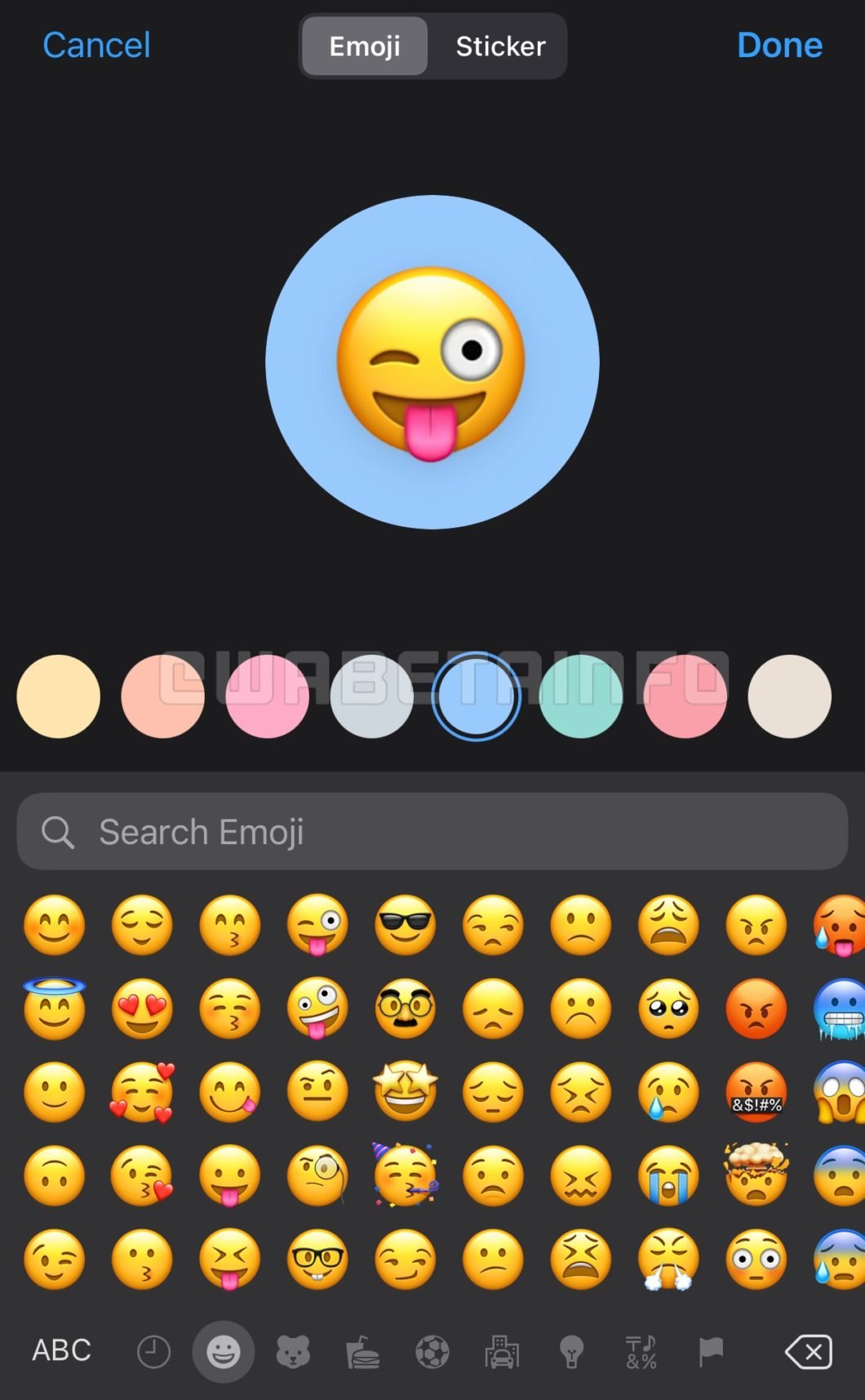 WhatsApp prepara editor de ícones para grupos (Imagem: Reprodução/WABetaInfo)