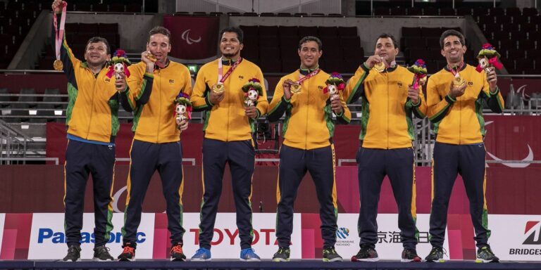 A vitória do goalball é a vitória de uma vida