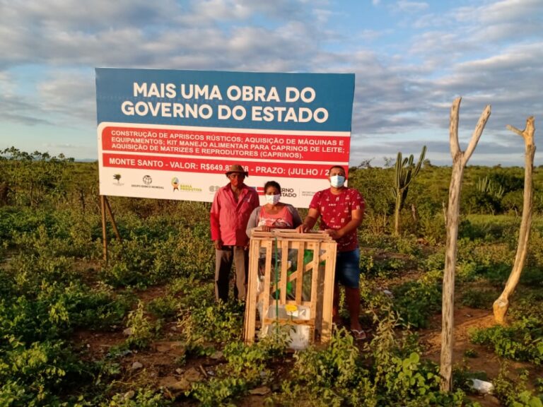 Agricultores familiares quilombolas da zona rural de Monte Santo melhoram a criação de caprinos