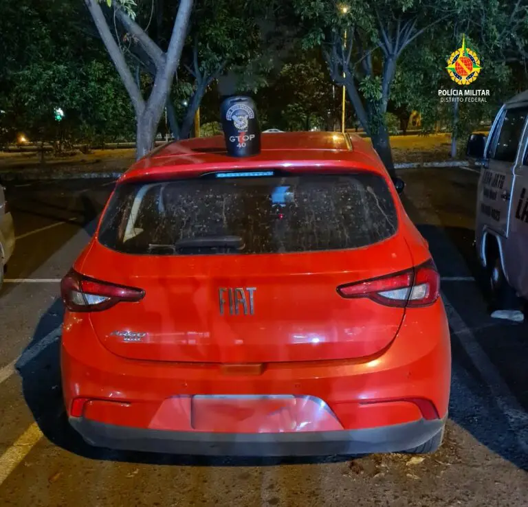Carro roubado em Sobradinho é recuperado em poucos minutos pela PMDF no Paranoá