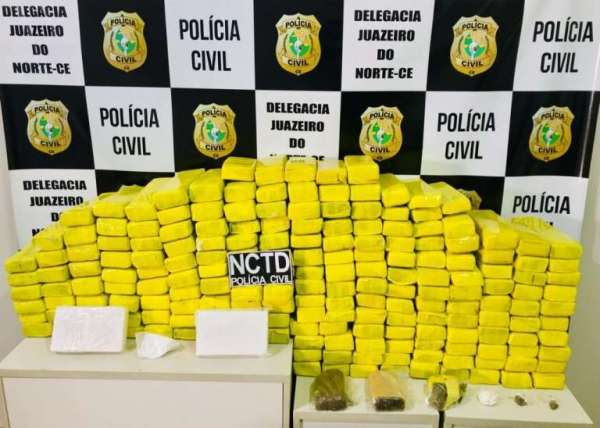 Ceará apresenta aumento de 90,9% nas apreensões de drogas nos oito primeiros meses do ano
