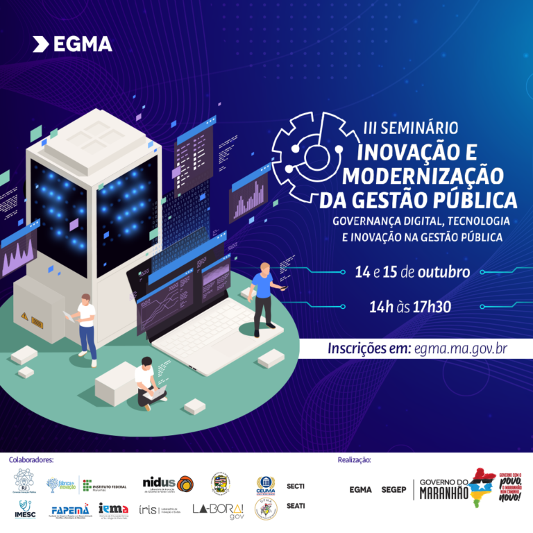 EGMA abre inscrições para o III Seminário de Inovação e Modernização da Gestão Pública