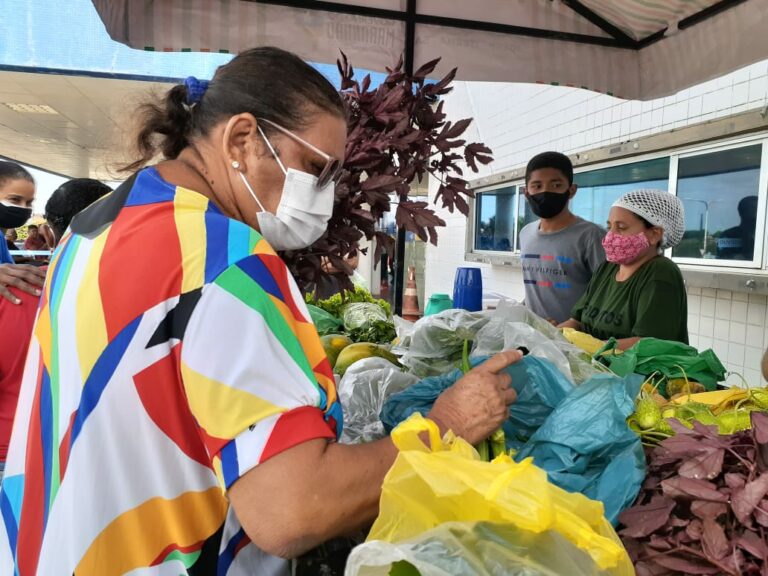 Feira da Agricultura Familiar no Detran-MA faz sucesso entre consumidores