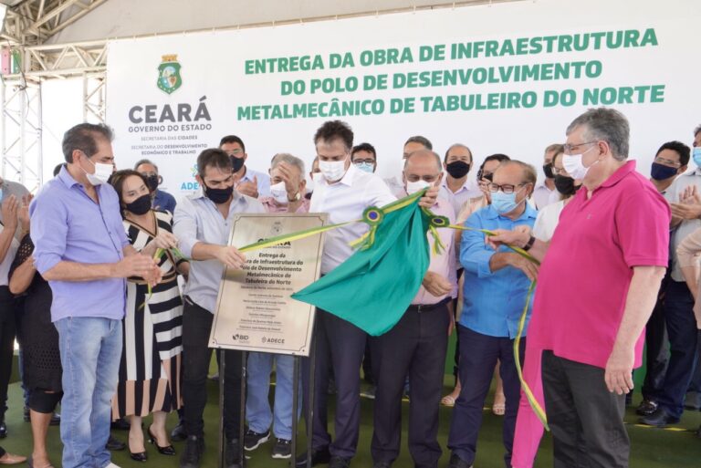 Governo do Ceará inaugura infraestrutura do Polo Metalmecânico de Tabuleiro do Norte para fortalecer o setor e gerar empregos