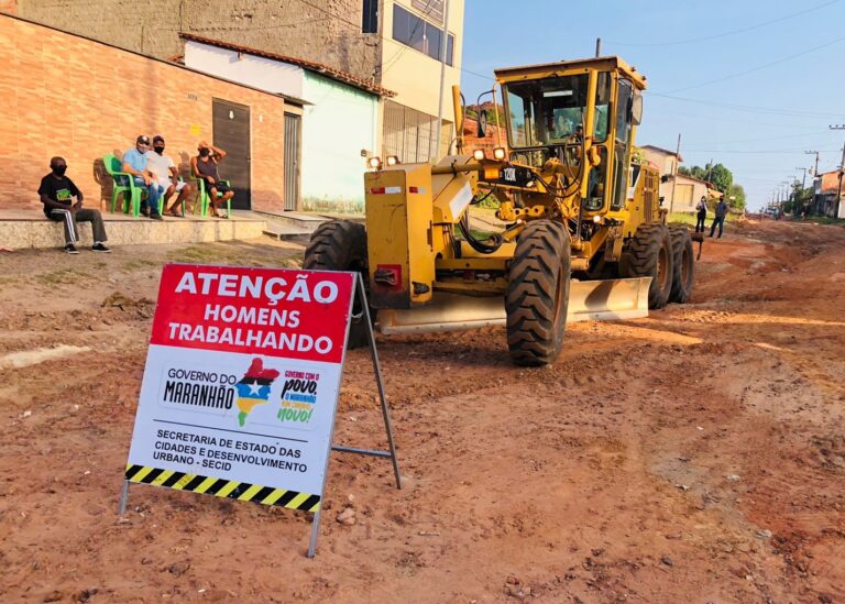 Governo do Estado inicia pavimentação da avenida que interliga Raposa a Paço do Lumiar