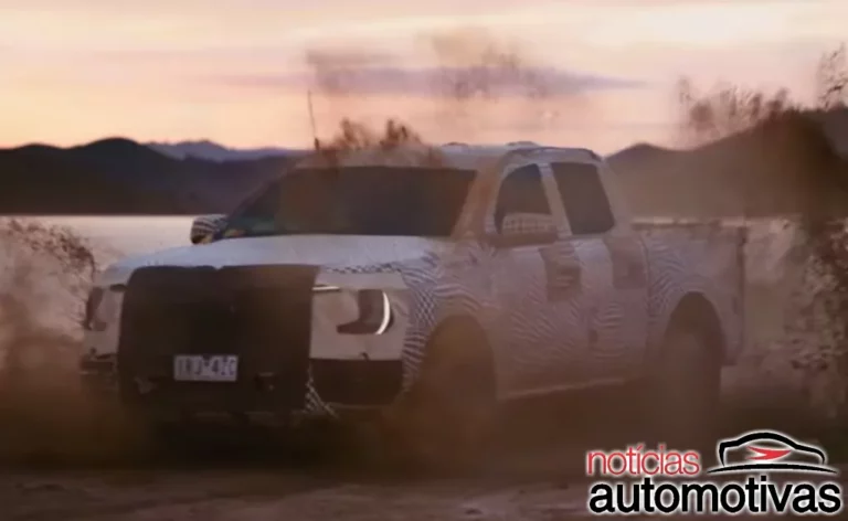 Ford Ranger 2023 é mostrada pela primeira vez e surgirá este ano