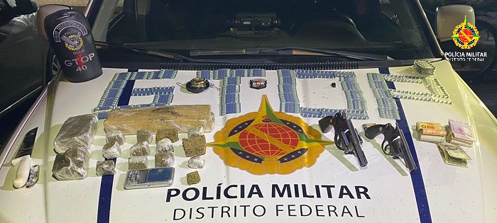 PMDF apreende armas e drogas no Paranoá