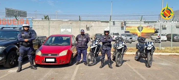 PMDF apreende carro produto de furto na Candangolândia