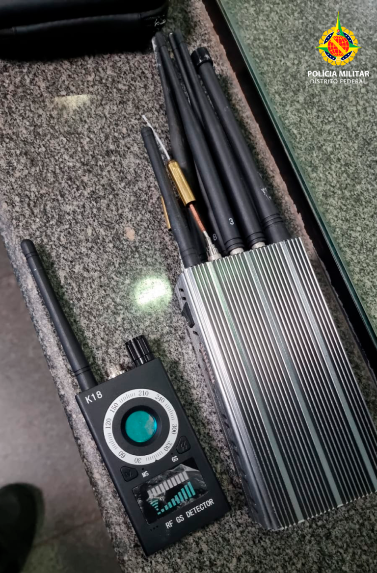PMDF apreende equipamento de bloqueio de sinal de GPS em Ceilândia