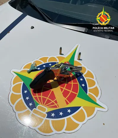 PMDF encontra revólver no matagal em Sobradinho II