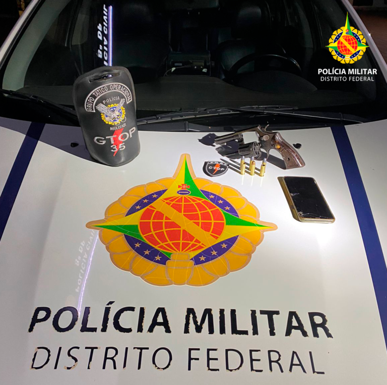 PMDF prende homem por porte ilegal de arma de fogo na Estrutural