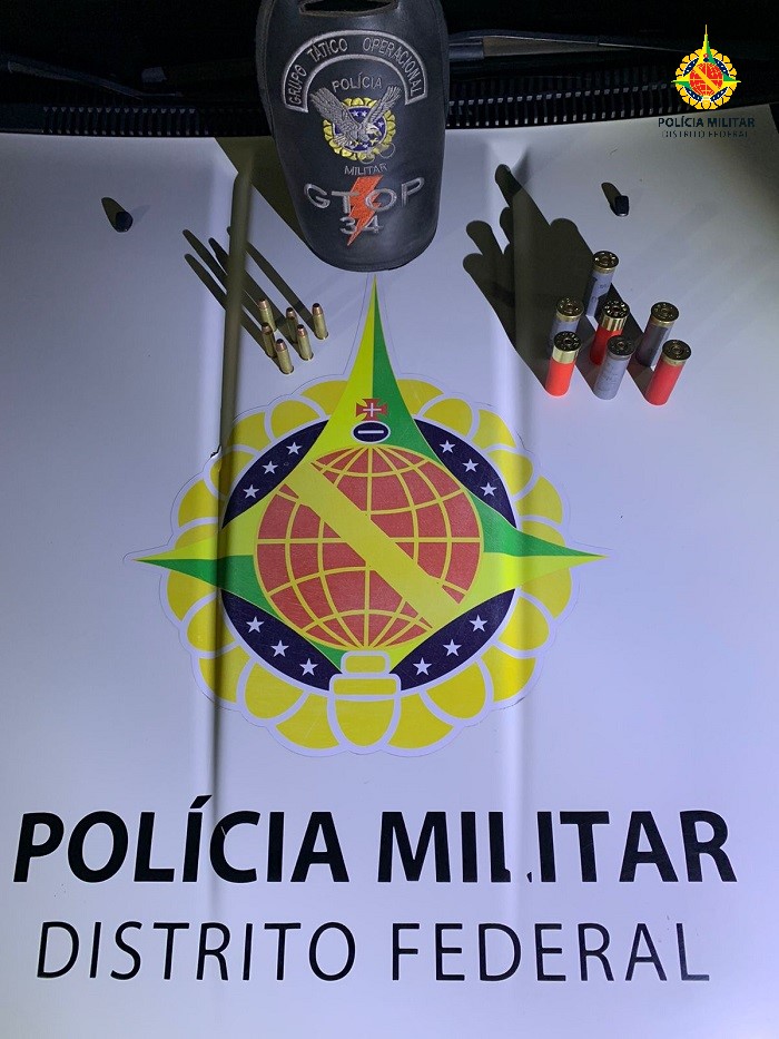 PMDF prende homem portando munições em Planaltina