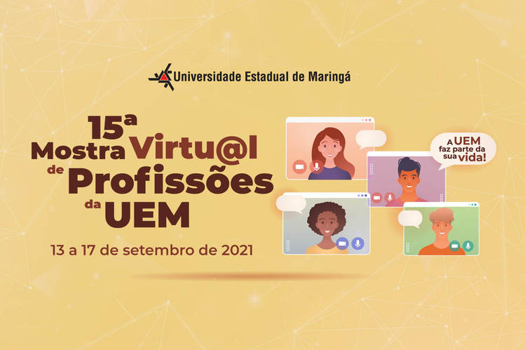15ª Mostra de Profissões da UEM acontece neste mês em formato virtual