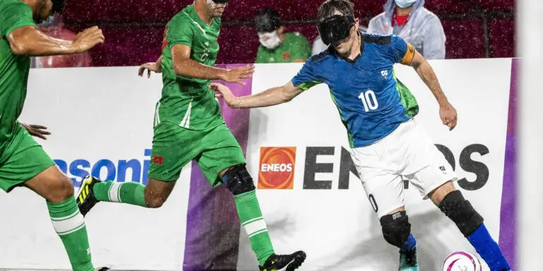 Futebol de 5: Brasil vence Marrocos e fará final contra Argentina
