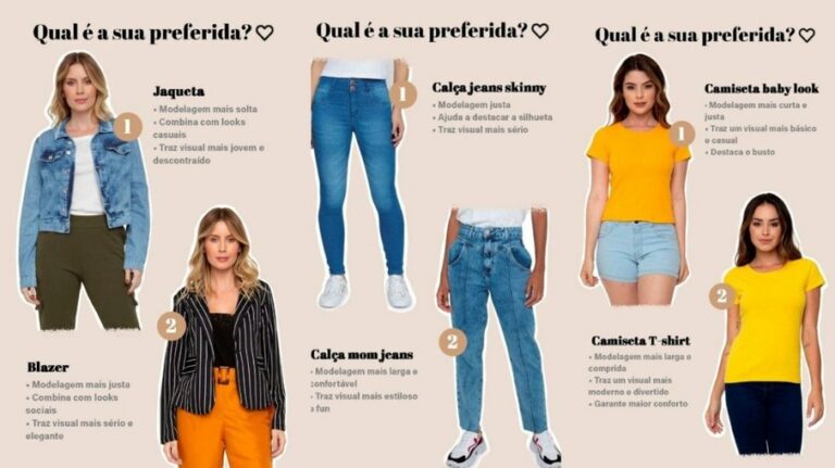 Essa ou aquela? Saiba qual a melhor escolha na hora de compor um look