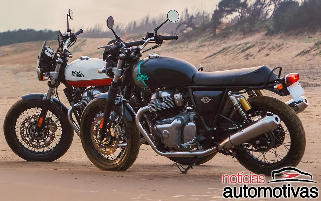 Royal Enfield Interceptor e Continental 2022 chegam com novidade 