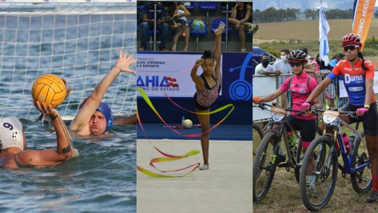 Eventos esportivos de polo aquático, ciclismo e ginástica movimentam municípios baianos