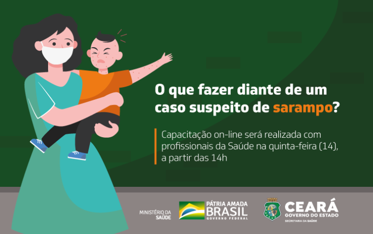 Curso sobre sarampo é ofertado pelo Ministério da Saúde a profissionais da vigilância e atenção em saúde do Ceará