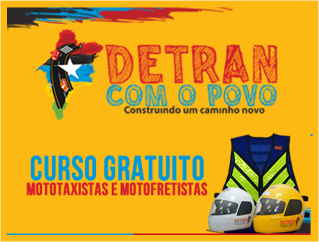 Detran-MA prorroga inscrições para curso on-line de mototaxista e motofretista até dia 11 outubro