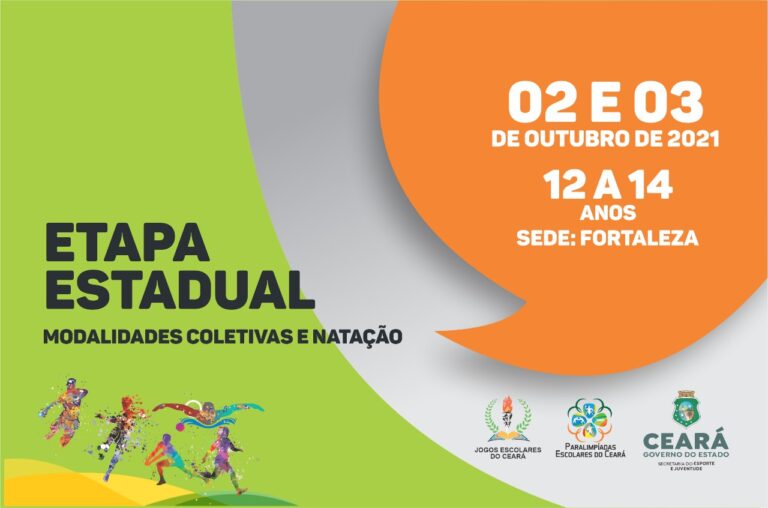 Fase estadual dos Jogos Escolares do Ceará será realizada neste fim de semana