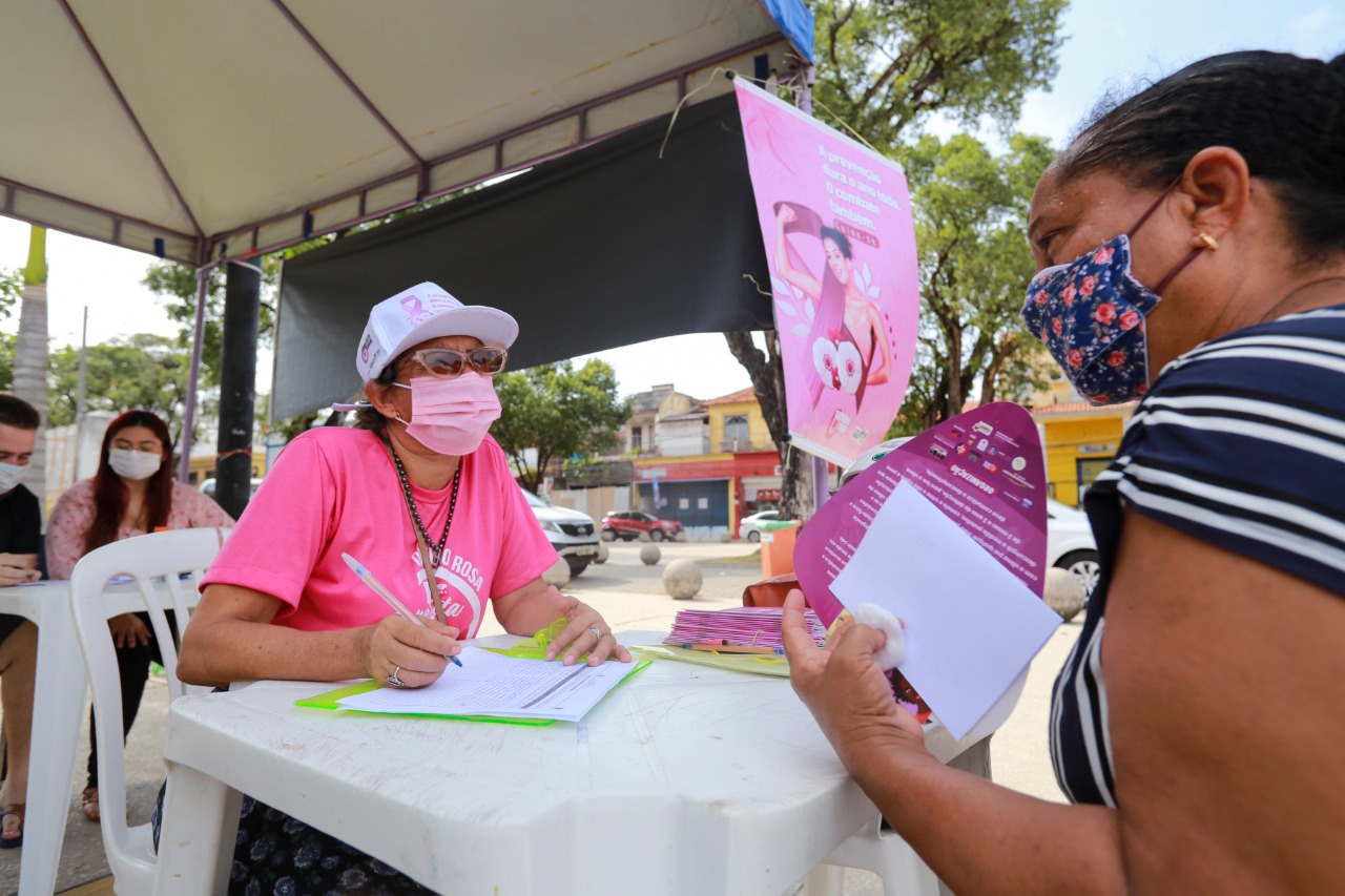 Ação Resgate incentivou o exame de mamografia (Foto: Rogério Sousa)