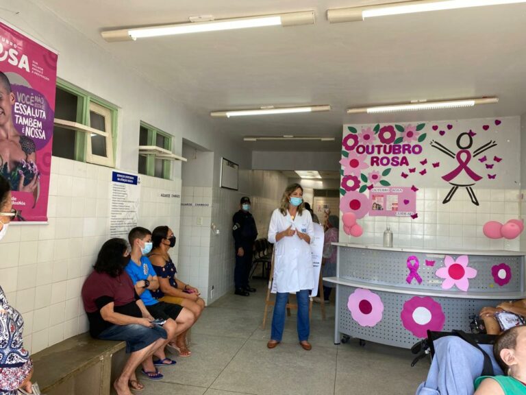 Outubro Rosa na Unidade de Saúde Waldomiro Alencar reforça orientações sobre câncer de mama