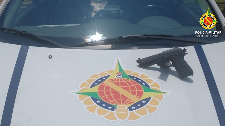 PMDF prende homem com Pistola 9mm no Itapoã