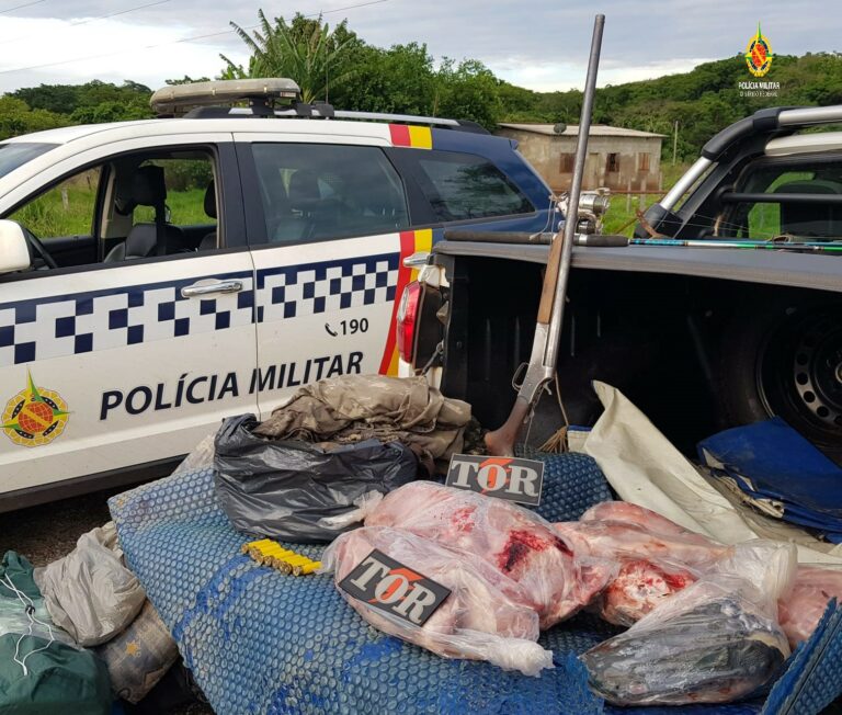 PMDF prende motorista com espingarda e carne de caça em Brazlândia