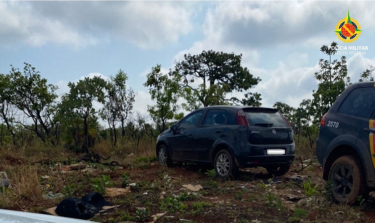 PMDF recupera carro após roubo a residência em Vicente Pires