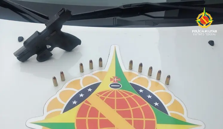 Polícia Militar prende homem armado que tentou fugir ao ver viatura na Estrutural