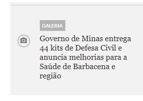 Governo de Minas entrega 44 kits de Defesa Civil para Barbacena e municípios da região