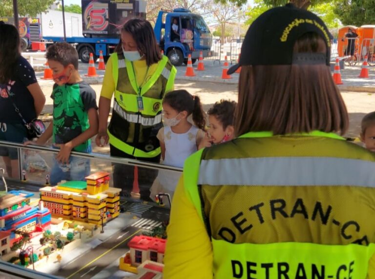 Seiscentas crianças participam de atividades do Detran-CE durante a Assembleia Itinerante em Icó