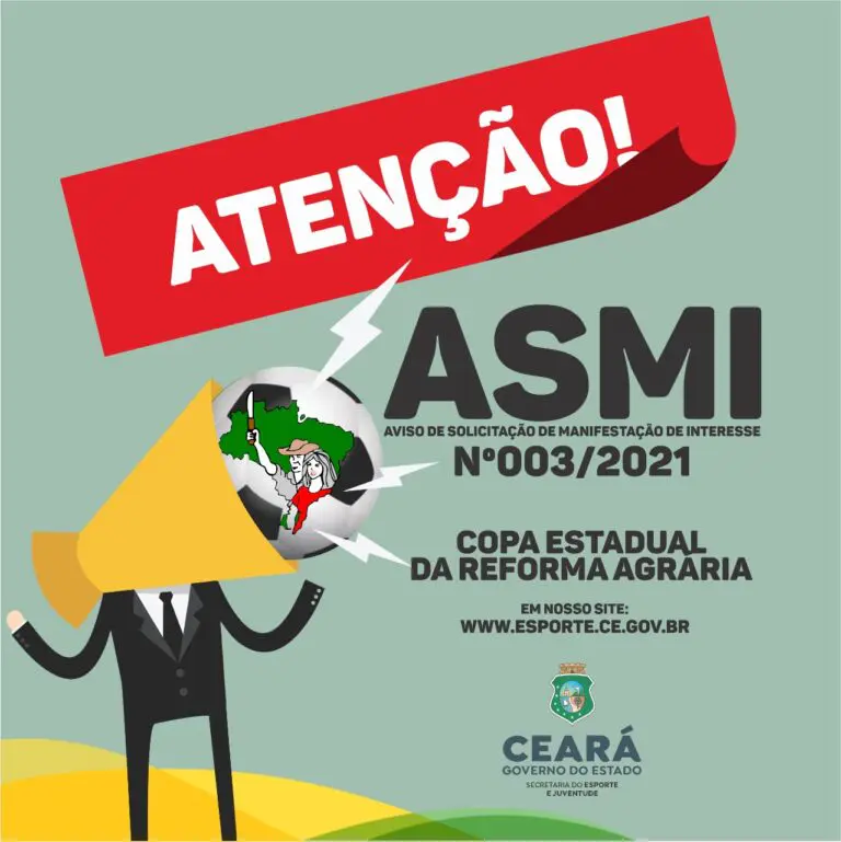 Sejuv divulga ASMI da Copa Estadual da Reforma Agrária