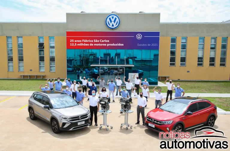 Volkswagen comemora 12,5 milhões de motores em São Carlos