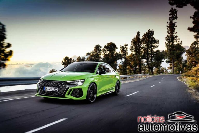 É rápido! Audi RS3 Sedan 2022 dispara até 100 km/h em 3,1 s!