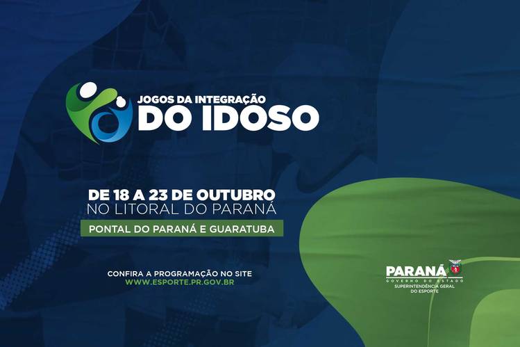 Jogos da Integração do Idoso reunirão 1.200 participantes em Guaratuba e Pontal do Paraná