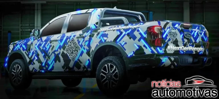 Nova Ford Ranger mostra mais em teaser