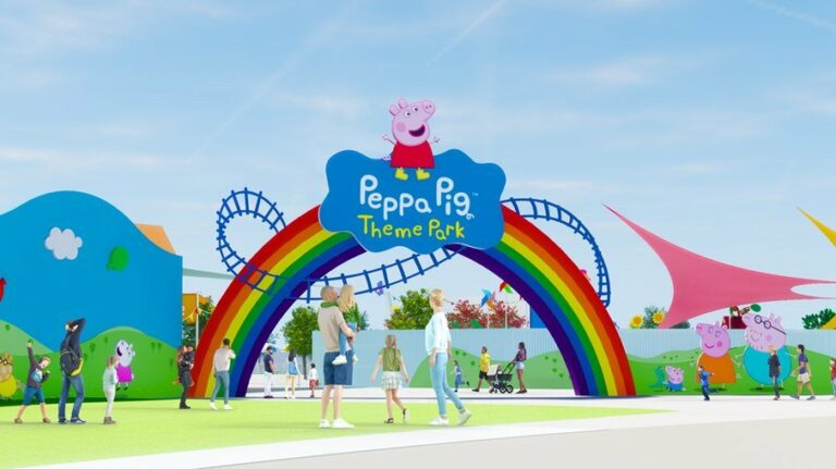 Parque temático da personagem Peppa Pig abre em fevereiro; veja fotos