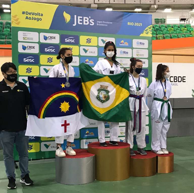Ceará conquista ouro e mais três medalhas de bronze nos Jogos Escolares Brasileiros