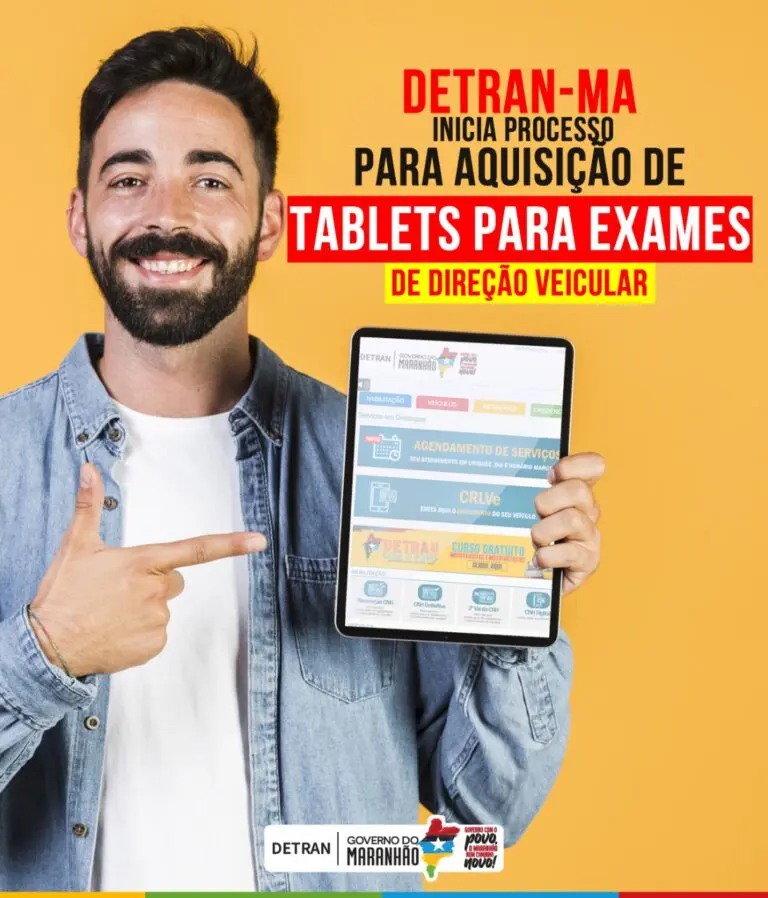 Detran-MA inicia processo para aquisição de tablets para exames de direção veicular