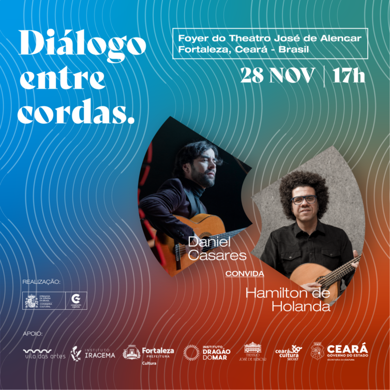 “Diálogo entre Cordas”: Daniel Casares e Hamilton de Holanda fazem apresentação única em Fortaleza