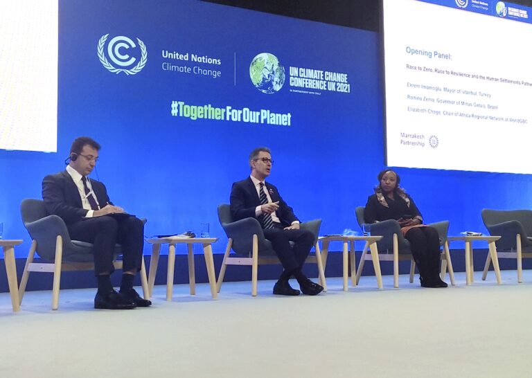 Romeu Zema representa o Brasil na COP 26 em painel sobre sustentabilidade e mudanças climáticas