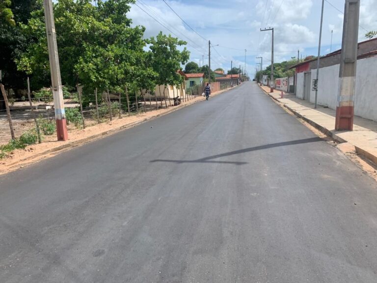 Governo conclui pavimentação asfáltica nos municípios de Água Doce do Maranhão e Belágua
