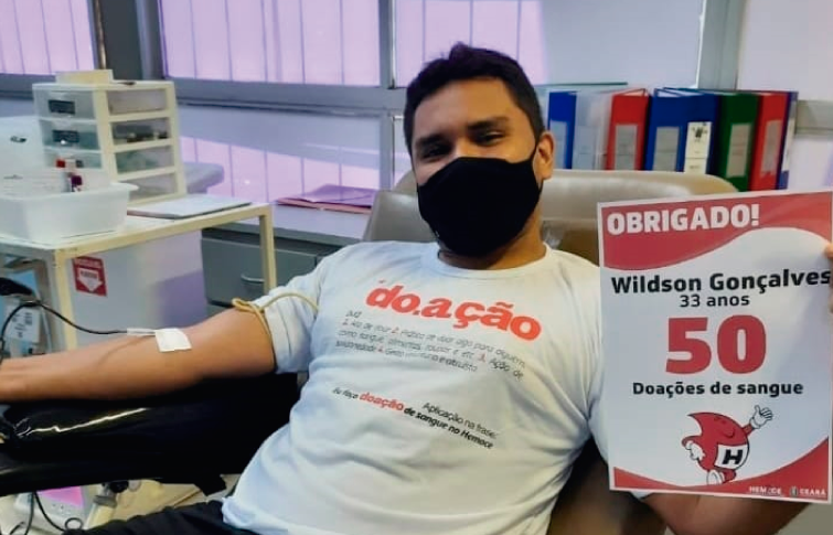 Hemoce conscientiza população sobre doação voluntária; sangue doado fica disponível para atender qualquer paciente