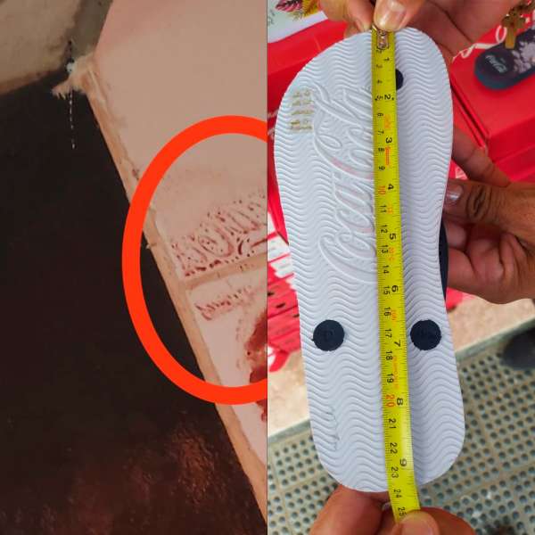 Marcas de chinelo usado por suspeito de homicídio contra mulher grávida auxiliaram na identificação de autoria