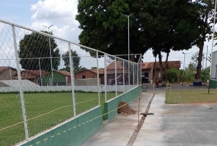 Obras avançadas nas áreas de esporte e lazer em Campestre do Maranhão